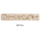 Wooden puzzle with illustrations of planets on a white background
