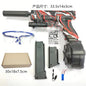 Airsoft gun with accessories on a white background