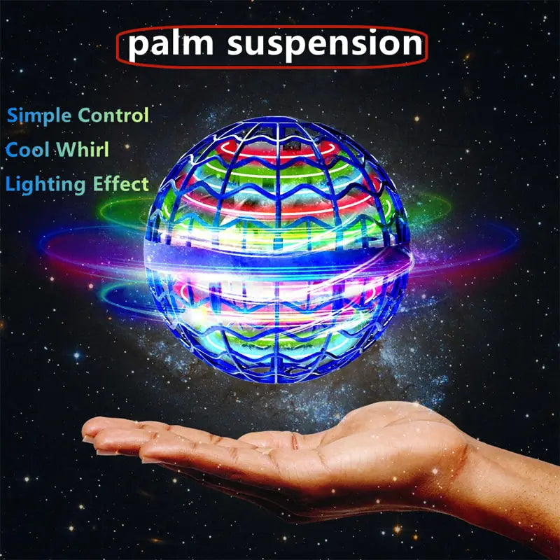 Colorful glowing bal