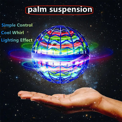 Colorful glowing bal